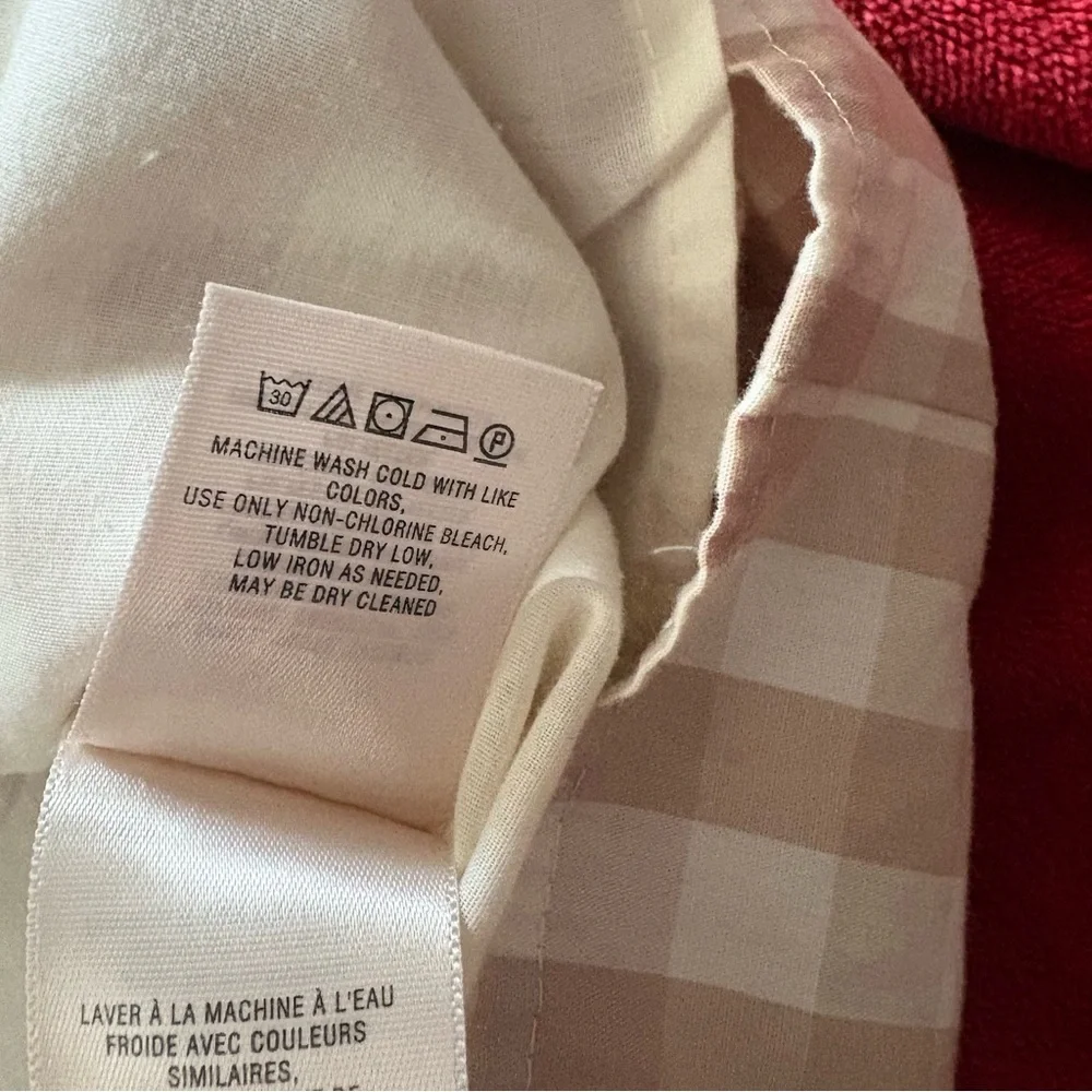 Anthrooplogie HD in Paris Ribboned Poplin Ginham Dress Size 10 - Picture 7 of 10